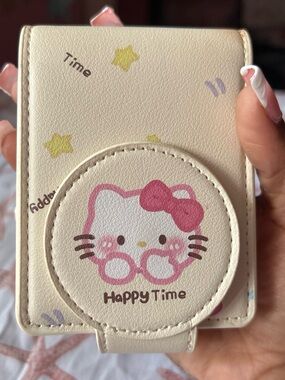 Hello Kitty Wallet Lipgloss Holder with Mirror